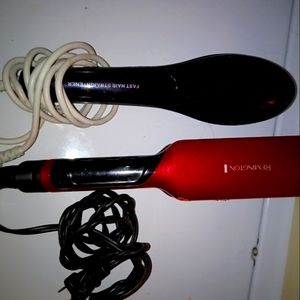 Remington straighten and straightening hair brush?